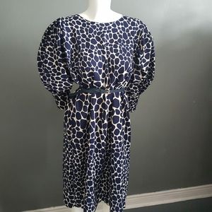 ๐จ๐ฆ Original Handmade Animal Print Midi Dress